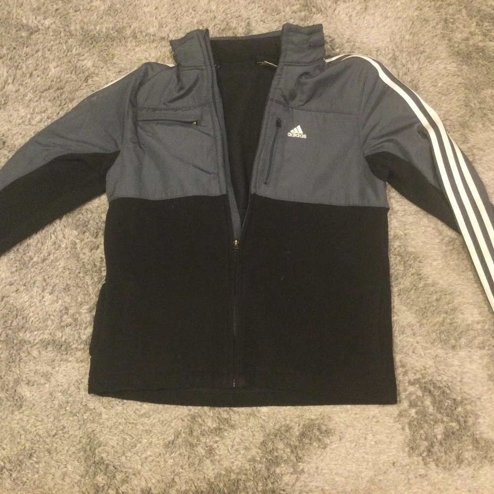 Youth Adidas warm up jacket sz 14-16 large